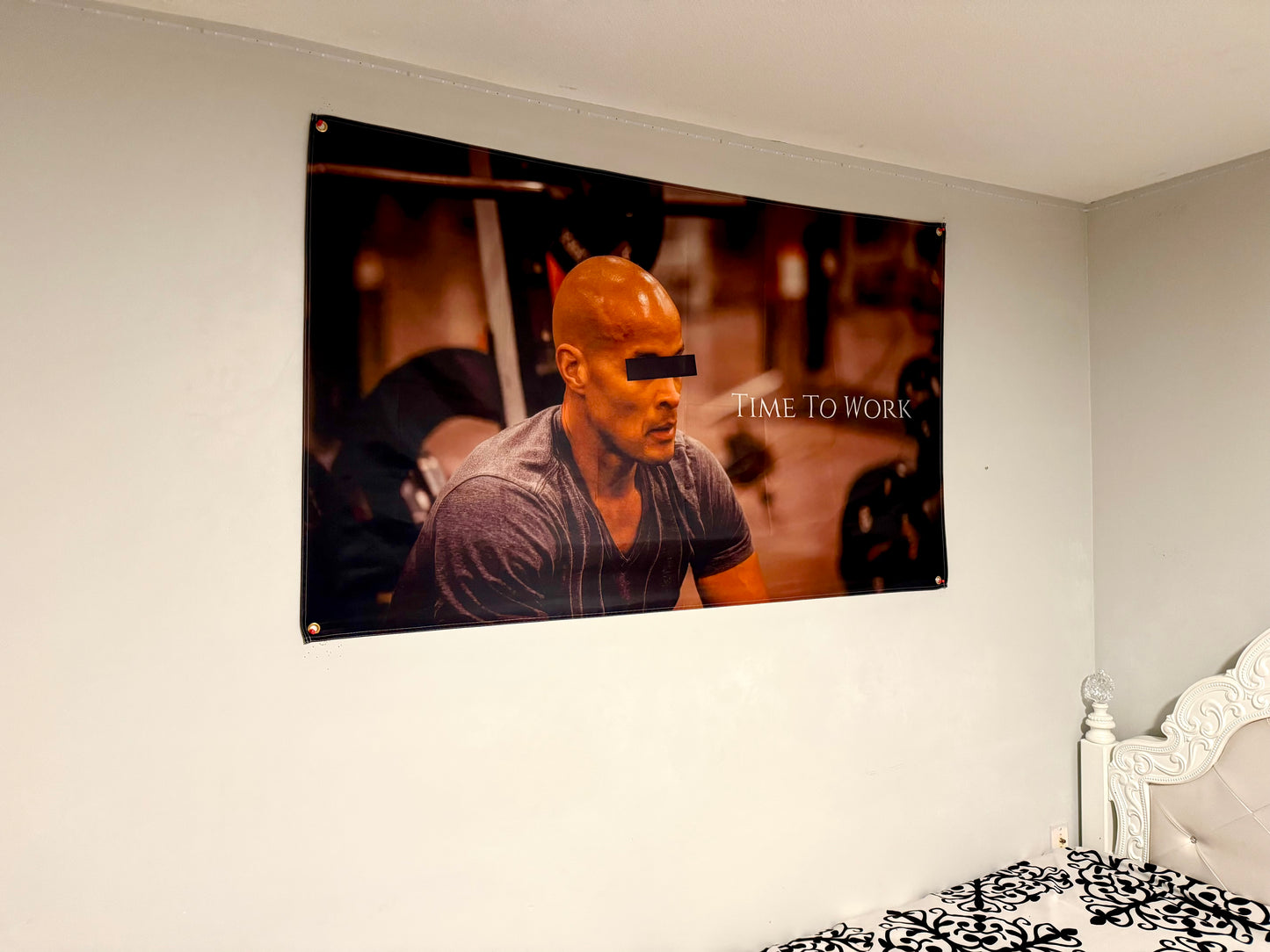 David Goggins "Time to Work" Flag