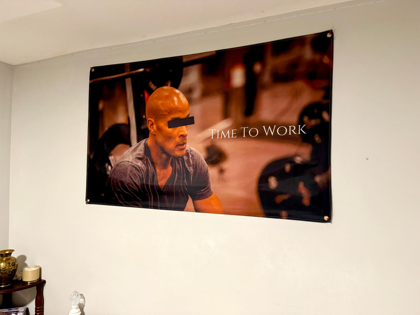 David Goggins "Time to Work" Flag